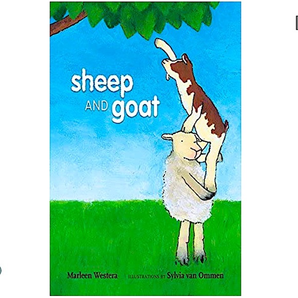 🌈3/$20 Hardcover Book “Sheep and Goat” M. Westera
